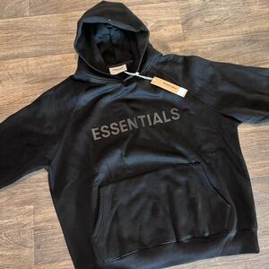 Essentials Men's Black Hoodie